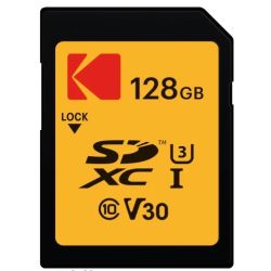 Kodak SDXC 128GB UHS-I U3 V30 Ultra Performance