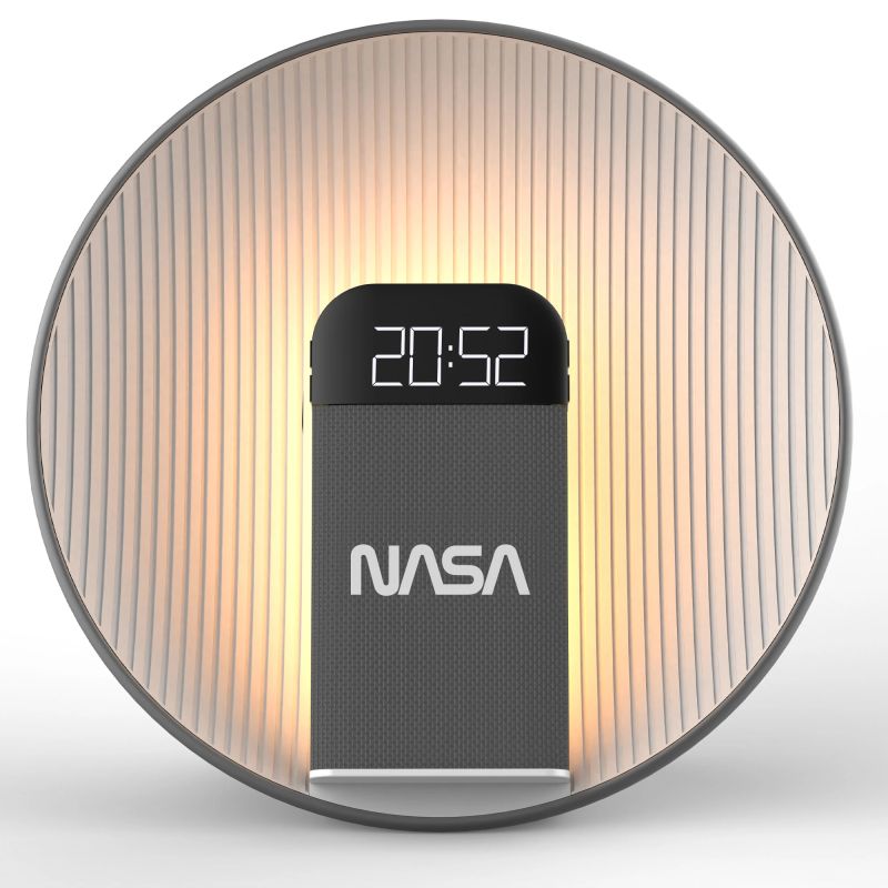 NASA SPC600 Bluetooth Speaker- Alarm Clock- Wireless Charger