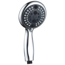 Dušas klausule AB 5 režīmi, hromēta-melna