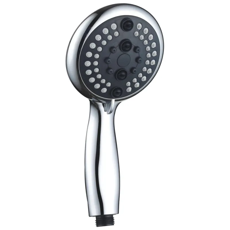 Dušas klausule AB 5 režīmi, hromēta-melna