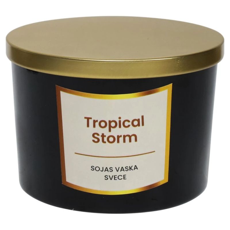 Svece no sojas vaska 400g, Tropical Storm