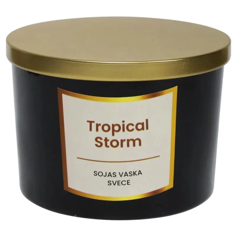 Svece no sojas vaska 400g, Tropical Storm