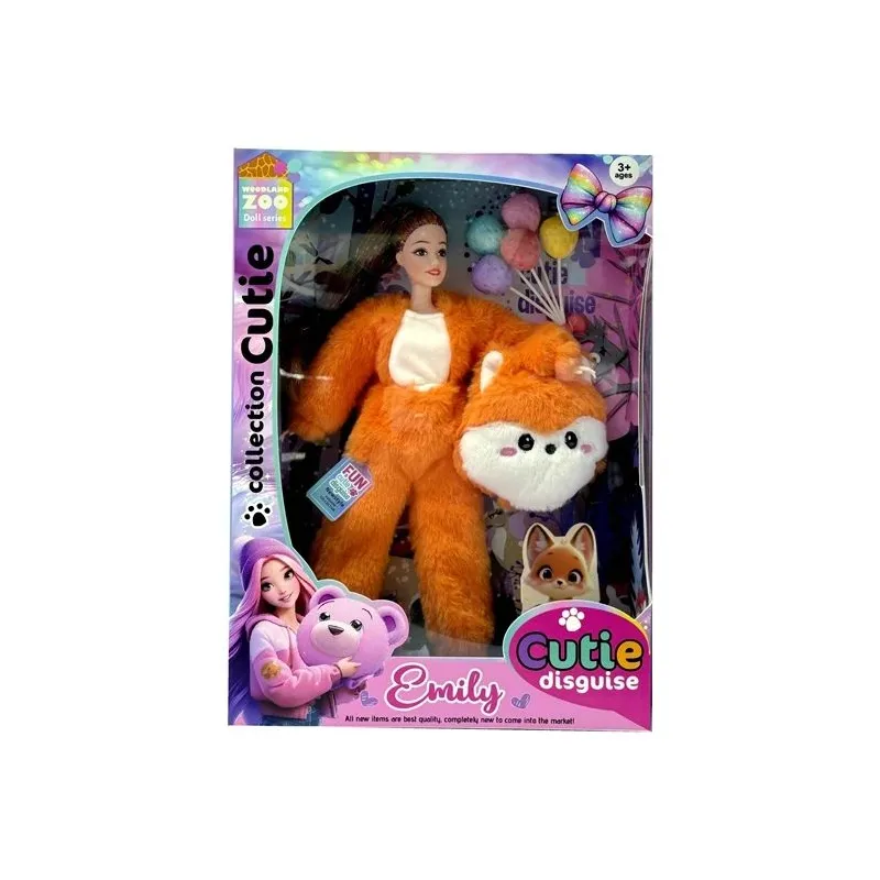Lelle Emily With Fox Costume QJ201A, 32 cm