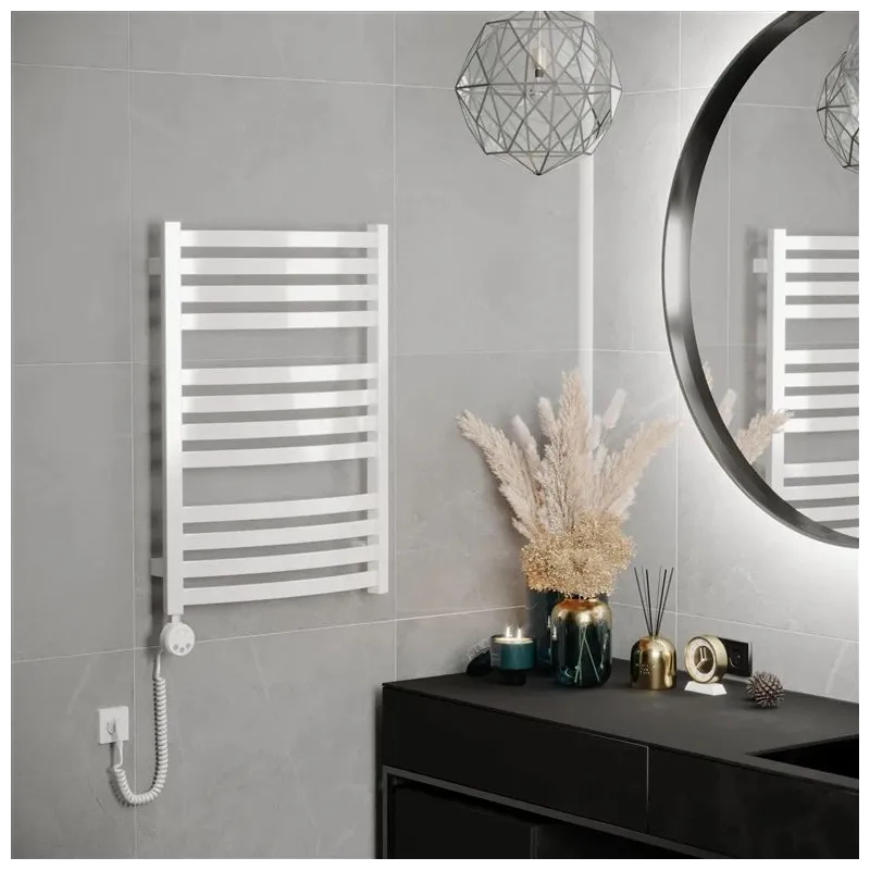 Elektriskais dvieļu žāvētāja stienis Terma D01, ral 9016, 50 cm x 96 cm, 400 W