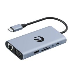 Hawk HW-HUB801 8in1 Adapter USB-C