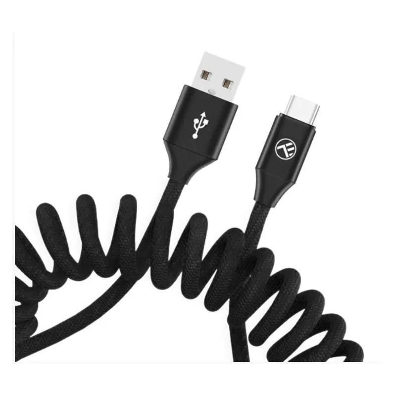 Tellur Data Cable Extendable USB to Type-C 3A 1.8m Black