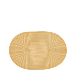4Living galda paliktnis Heini ovāls 30×45 cm, dzeltens
