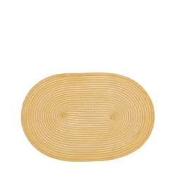 4Living stalo padėklas Heini ovalus 30×45 cm, geltonas
