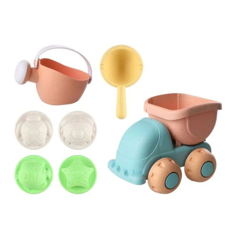 Rotaļlieta Pludmales kompl.ar mašīnīti, 7gb