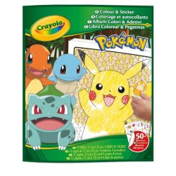 CRAYOLA POKEMON Krāsu un uzlīmju aktivitāšu komplekts
