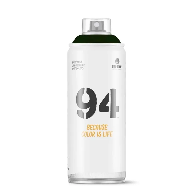 Krāsu aerosoli Montana Water Based. tumši zaļa. 0.4 l
