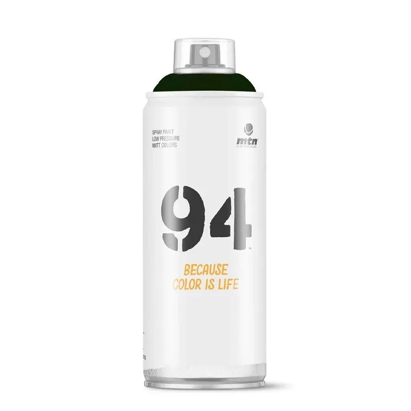 Krāsu aerosoli Montana Water Based. tumši zaļa. 0.4 l