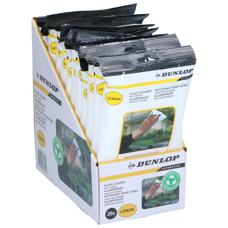 Salvetes mitrās stikla tīrīšanai 20gb