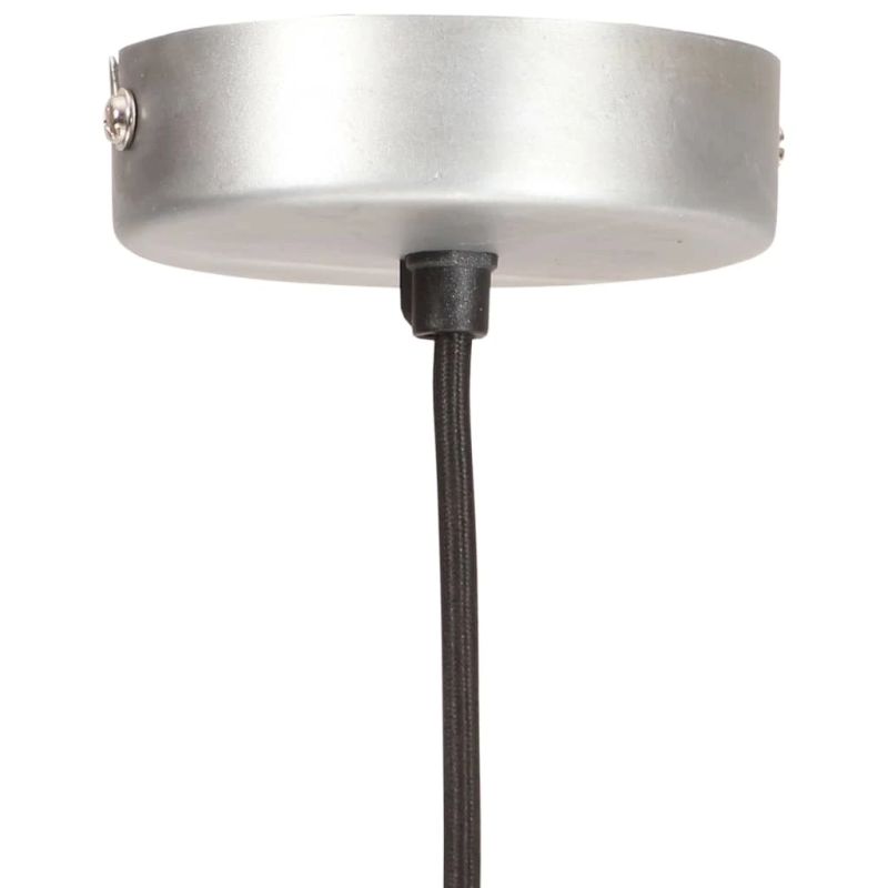 vidaXL griestu lampa, industriāls stils, sudrabaina, 25 W, 19 cm, E27