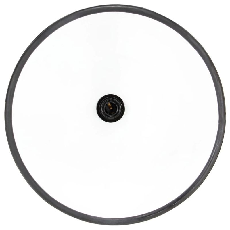 vidaXL griestu lampa, industriāls dizains, melna, 25 W, 40 cm, E27