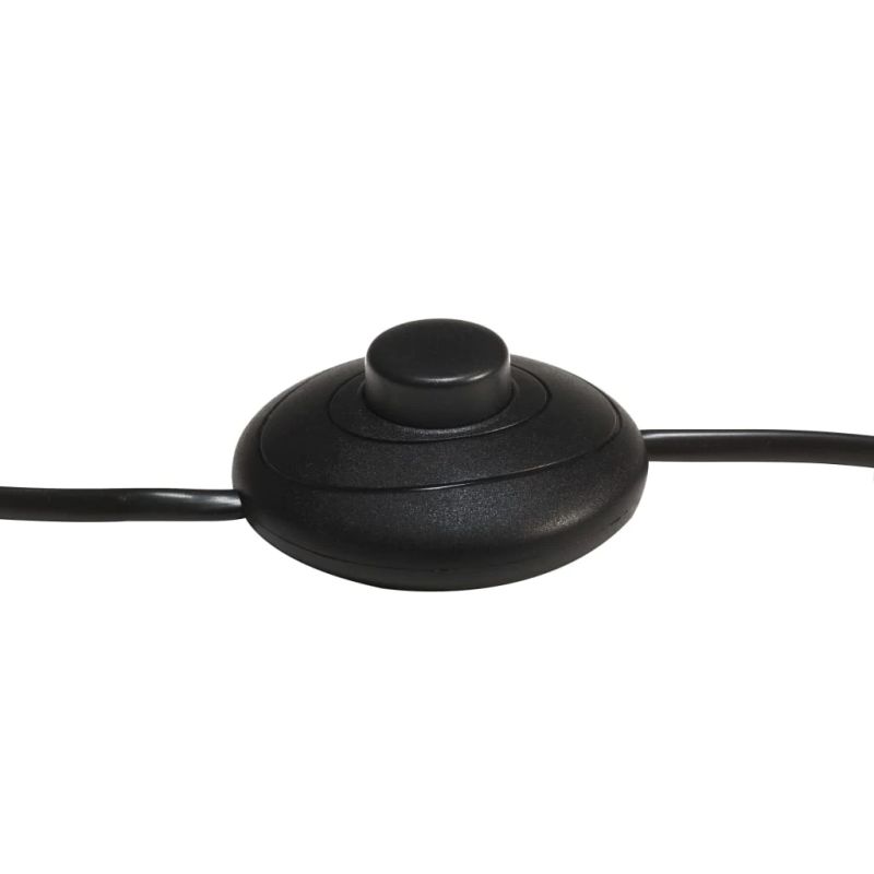 vidaXL grīdas lampa, E27, mango masīvkoks, sudraba krāsa