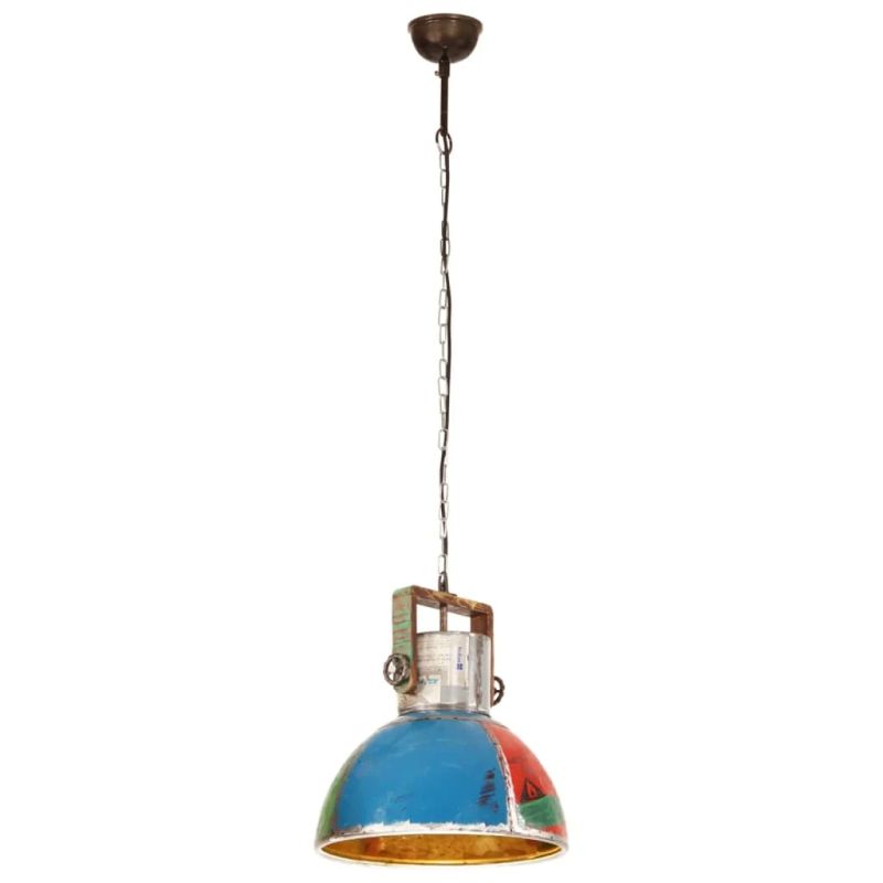 vidaXL griestu lampa, industriāls stils, krāsaina, 25 W, 40 cm, E27