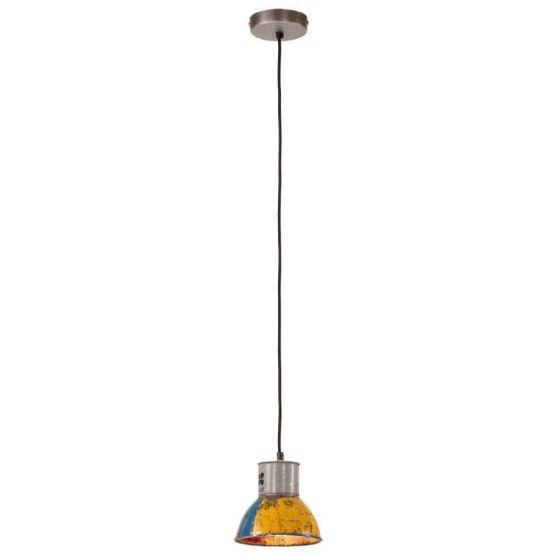 vidaXL griestu lampa, industriāls stils, krāsaina, 25 W, 17 cm, E27