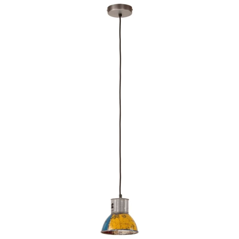 vidaXL griestu lampa, industriāls stils, krāsaina, 25 W, 17 cm, E27