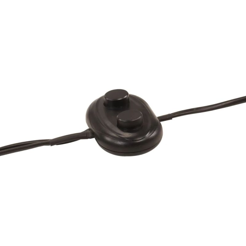 vidaXL grīdas lampa, 25 W, bružāti zila, 25x25x90-140 cm E27