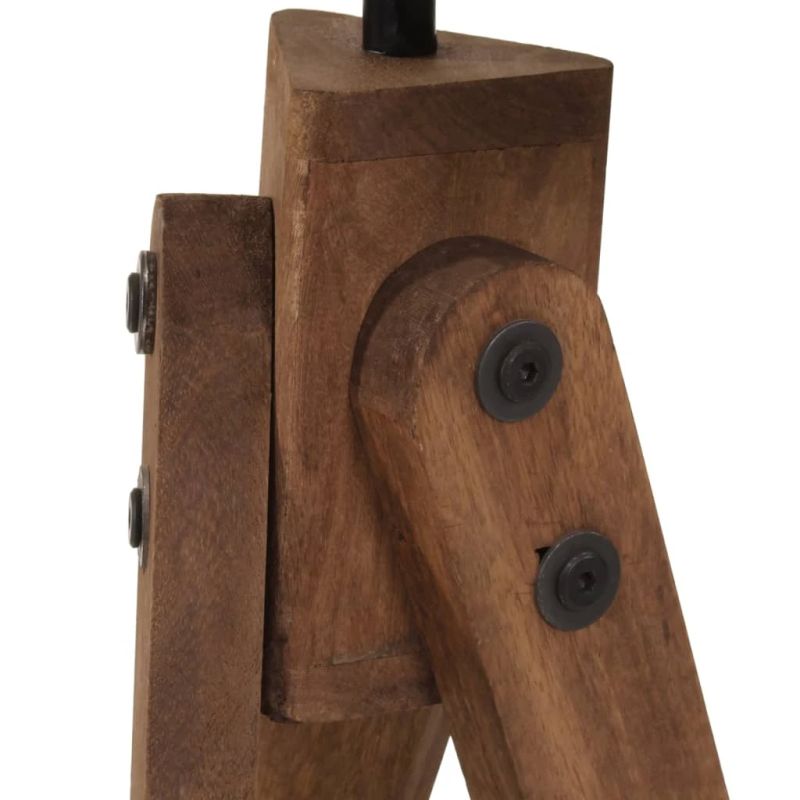 vidaXL grīdas lampa, 25 W, antīka misiņa krāsa, 45x45x120 cm, E27