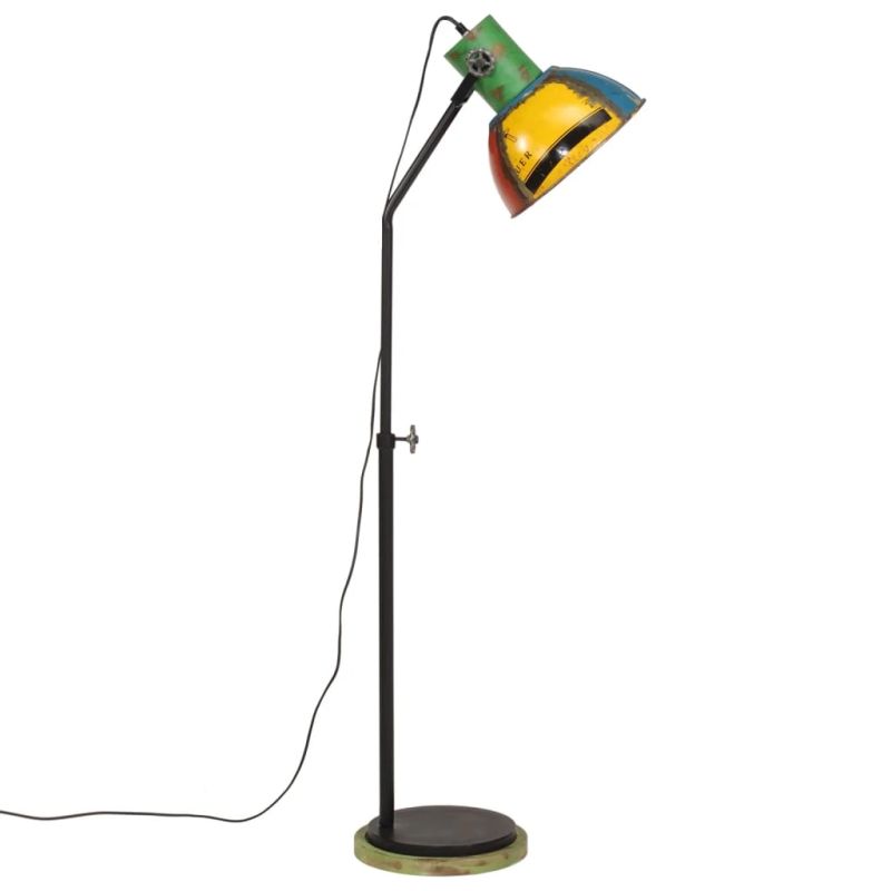 vidaXL grīdas lampa, 25 W, krāsaina, 30x30x100-150 cm, E27