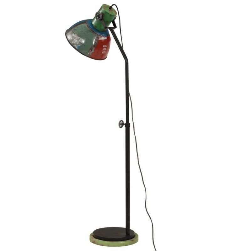 vidaXL grīdas lampa, 25 W, krāsaina, 30x30x100-150 cm, E27