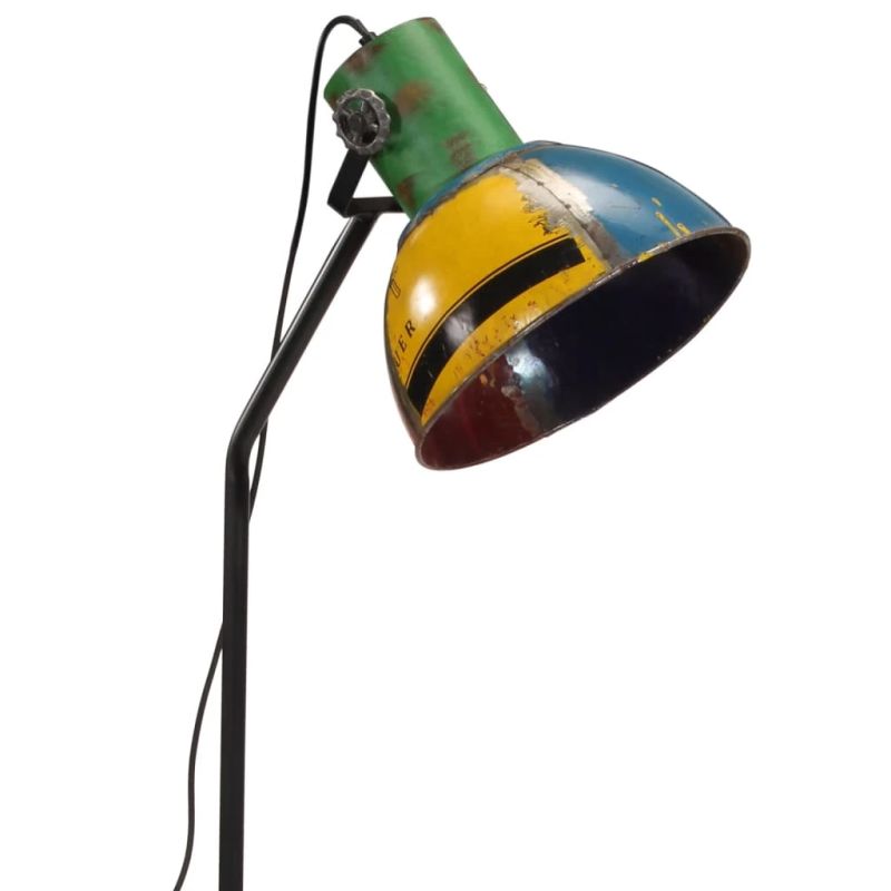 vidaXL grīdas lampa, 25 W, krāsaina, 30x30x100-150 cm, E27