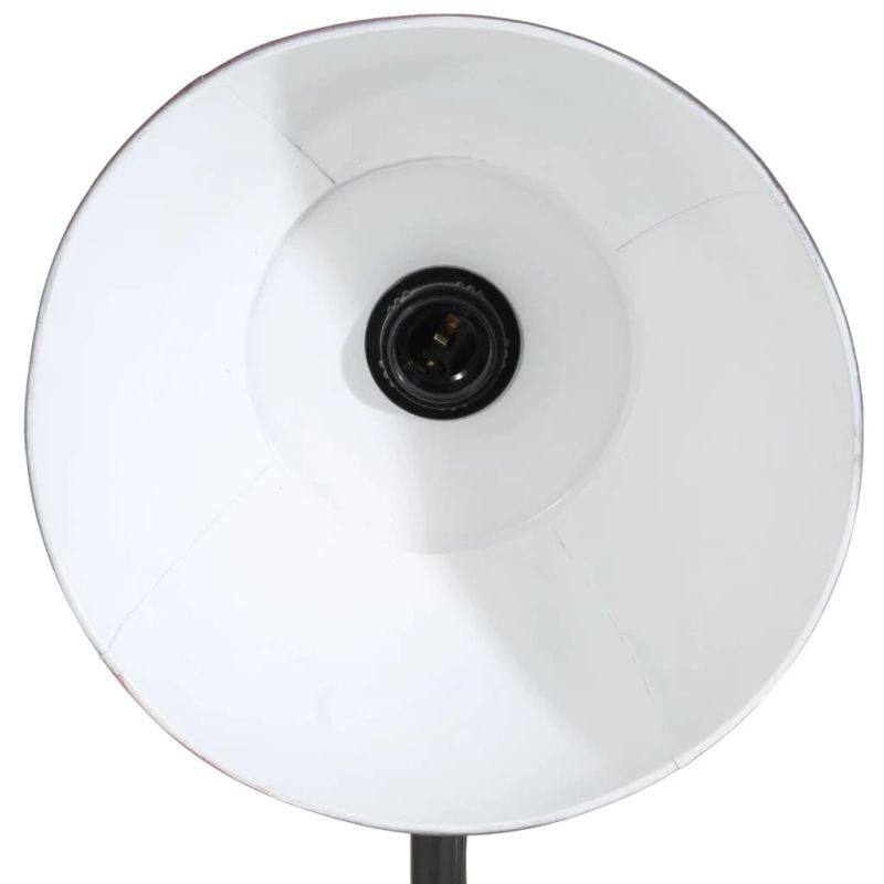 vidaXL grīdas lampa, 25 W, bružāti sarkana, 30x30x100-150 cm E27