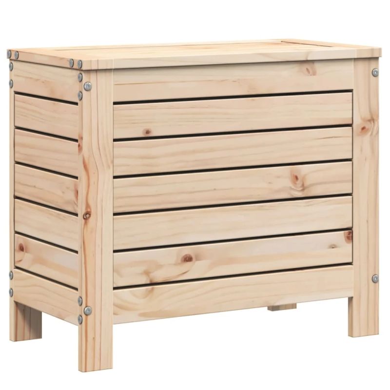 vidaXL 7-daļīgs dārza dīvānu komplekts, priedes masīvkoks