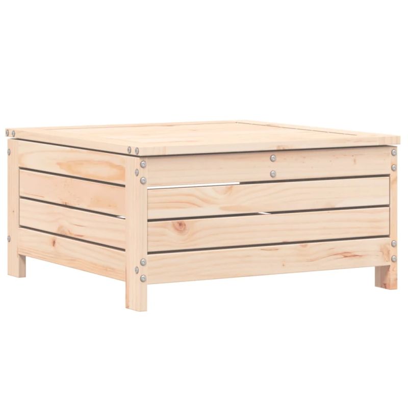 vidaXL 9-daļīgs dārza dīvānu komplekts, priedes masīvkoks