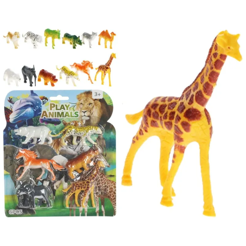 Rotaļlieta Dzīvnieki kompl. 6 gb, 2veidi