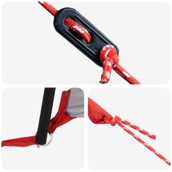 vidaXL Šeimos palapinė su stogu Žalia ir balta 324 x 255 x 230 cm