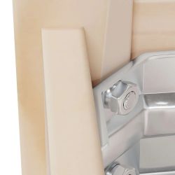 vidaXL Uzgriežņi 12 pcs Sudraba 10 x 10 x 1,2 mm Dzelzs