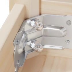 vidaXL Kastaņu uzgriežņi 2 pcs Sudraba 12,8 x 12,8 x 6,5 cm Tērauds