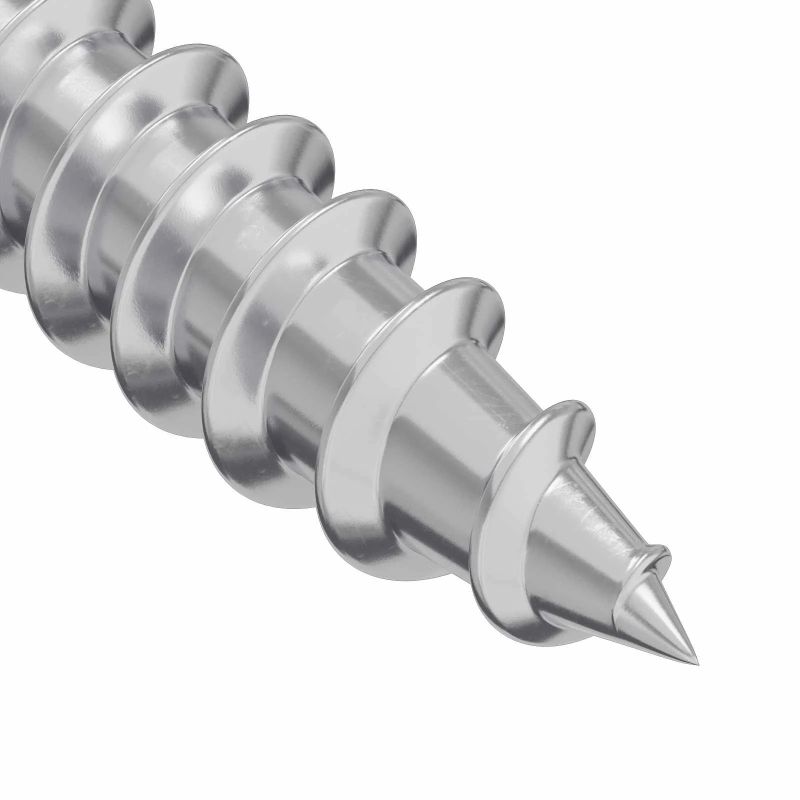 vidaXL Pašvītņojamais Nags 2 pcs Cinkots 4 x 25 mm Tērauds