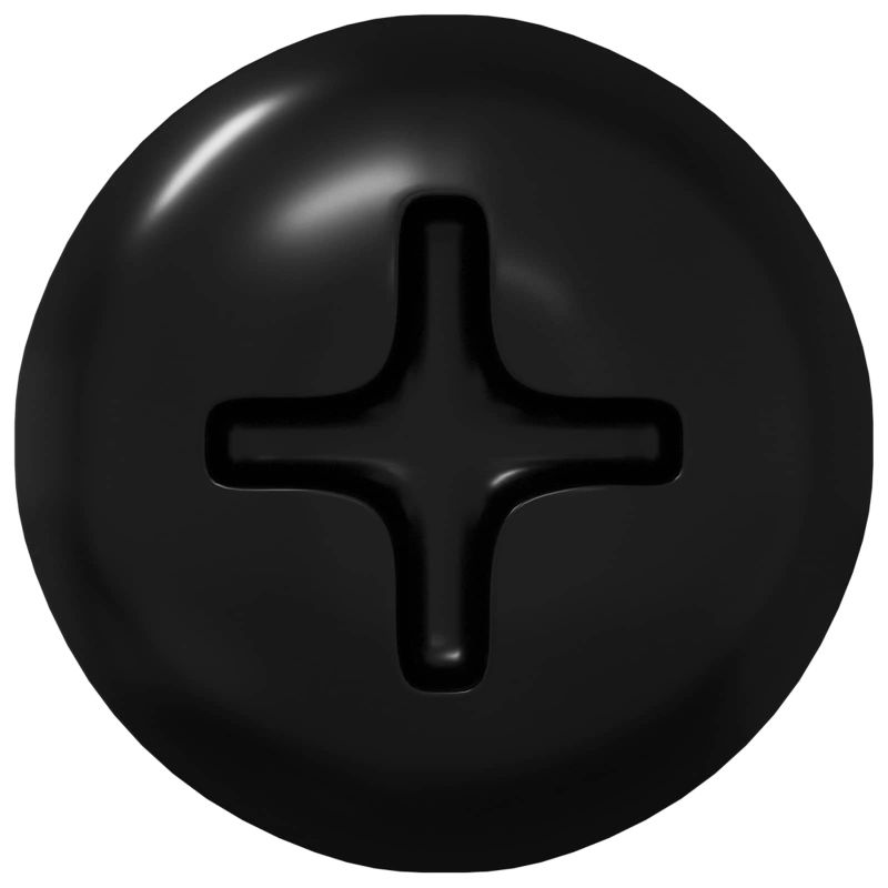 vidaXL Pašvītņojamais Nags 12 pcs Melna 4 x 25 mm Tērauds