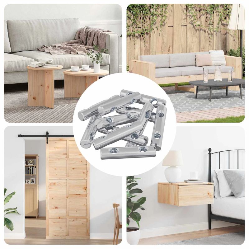 vidaXL Uzgrieznis 413 pcs Cinkots 60 x 12 mm Dzelzs