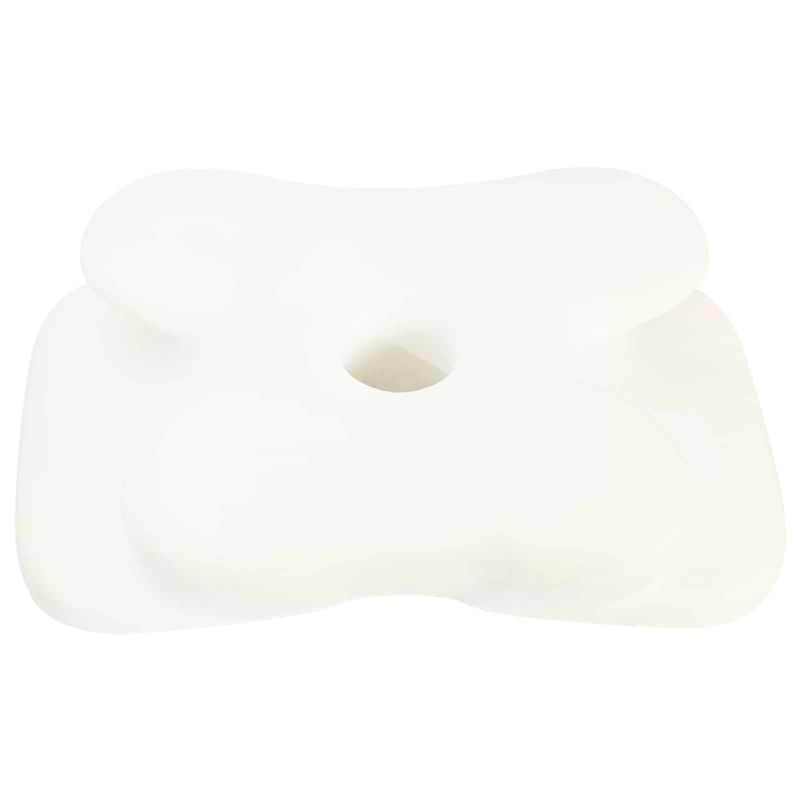 vidaXL Spilvens ar spilvenu Balts 60 x 37 x 13 cm Poliesters