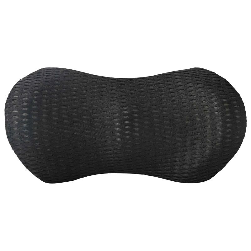 vidaXL Spilvens ar spilvenu Melna 47 x 24 x 13 cm 4D siets