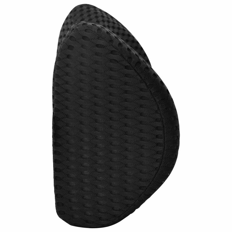 vidaXL Spilvens ar spilvenu Melna 47 x 24 x 13 cm 4D siets