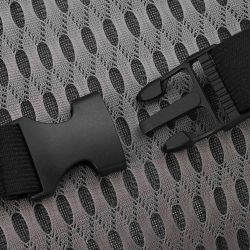 vidaXL Spilvens ar spilvenu Regulējams 2 pcs Pelēka 4D siets