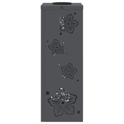 vidaXL Saules LED ceļa gaisma 2 pcs Antracīts Auksti velmēts tērauds