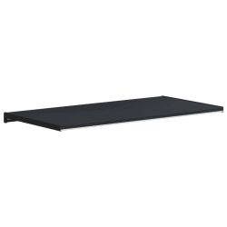 vidaXL Logu palodze Antracīts ar koka tekstūru 80 x 45 x 4,5 cm PVC