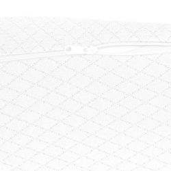 vidaXL Spilvens ar slīpu formu Vienkrāsains Balts 69 x 64 x 19 cm