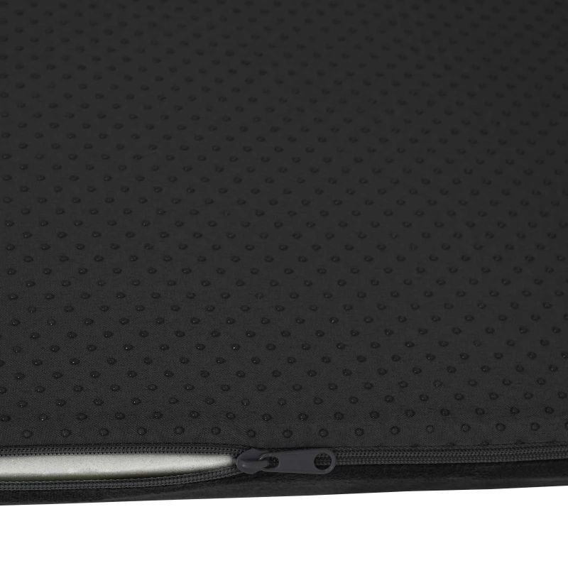 vidaXL Kājas atbalsta spilvens Vienkrāsains Melna 44 x 29 x 17 cm