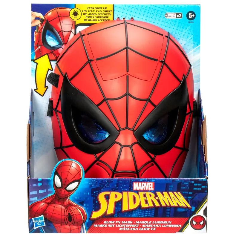 SPIDER-MAN Šviečianti Žmogaus-voro kaukė