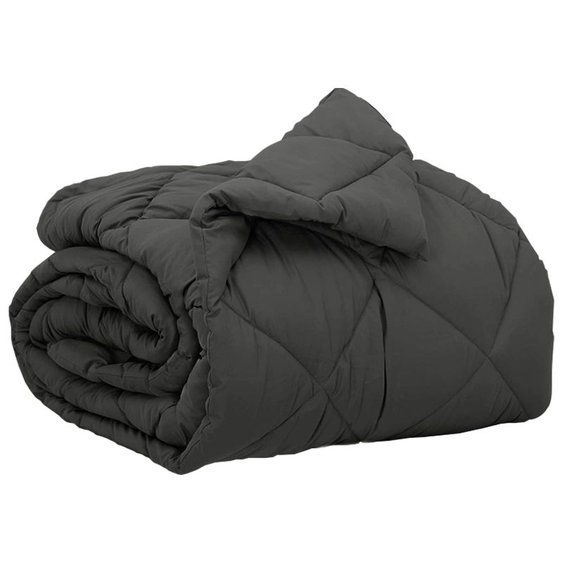 vidaXL Pilnas gada sega Antracīts 220 x 135 cm Mikrošķiedra