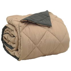 vidaXL Pilnas gada sega Antracīts un taupe 240 x 260 cm Mikrošķiedra