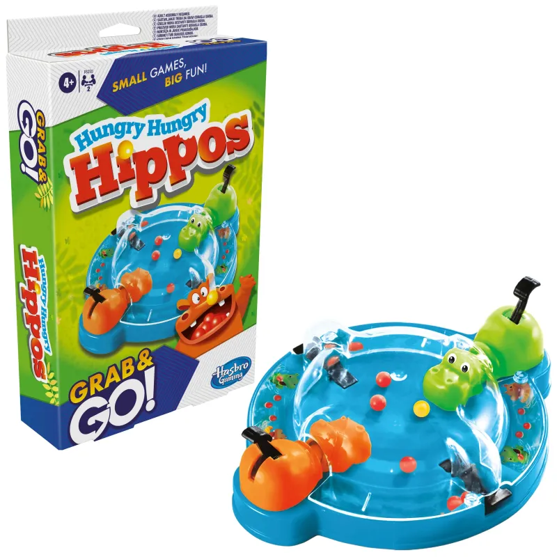 Stalo žaidimas Hasbro Gaming HUNGRY HIPPOS GRAB&GO F8255BAL, LT LV EE